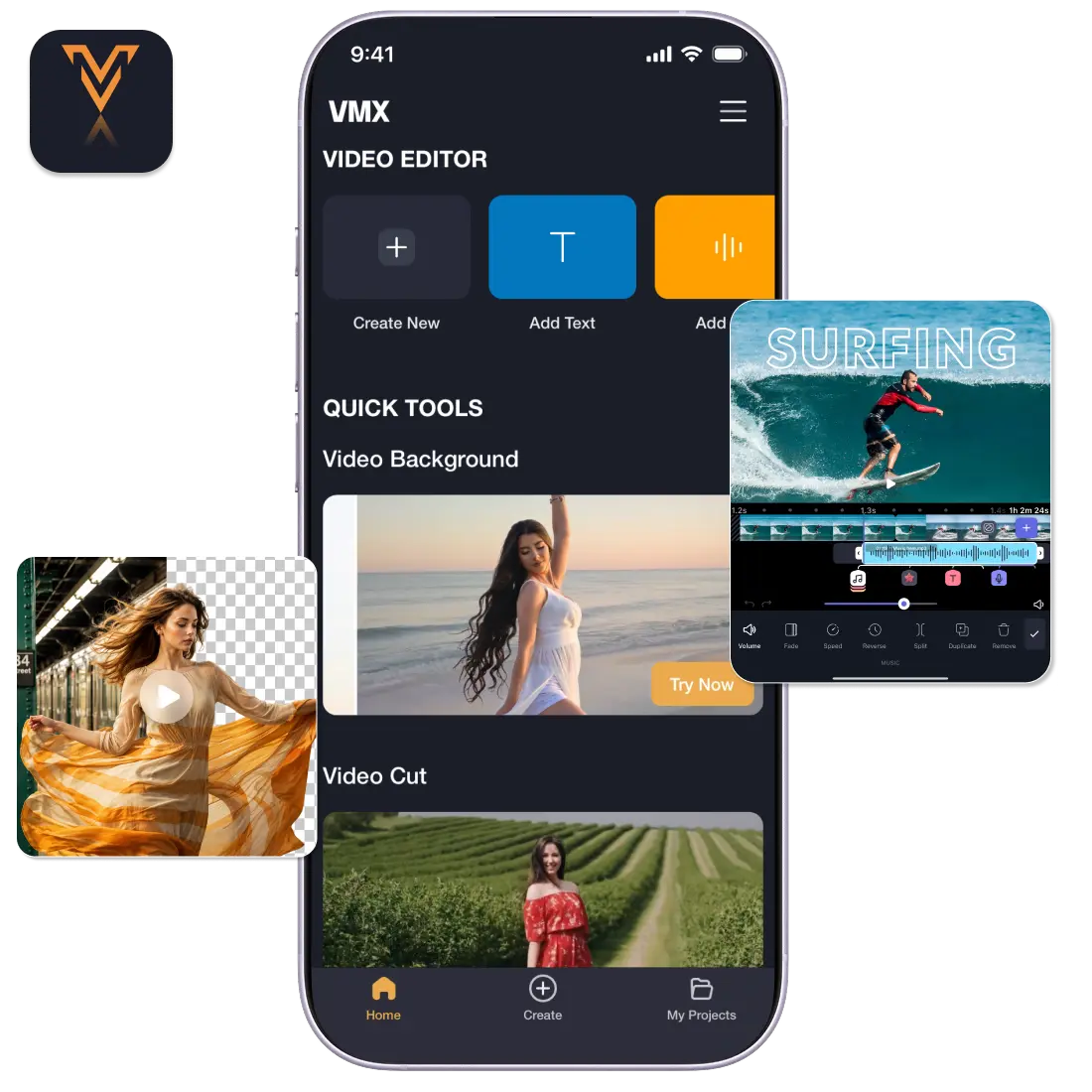 VMX — AI video editing and analytics app